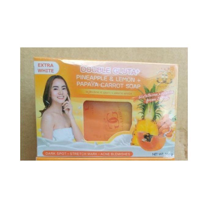 Double Gluta Pineapple & Lemon + Papaya Carrot Soap