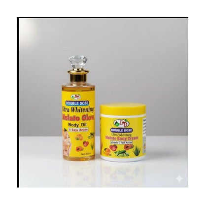 🔥 LIMITED DEAL — Double Dose Molato Vitamin C Fast Action Set | Body Cream + Body Oil | Brighten + Glow + Even Tone | KSh 4000