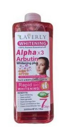 Laverly Alpha Arbutin Face and Body Corrector Oil (1000ml)