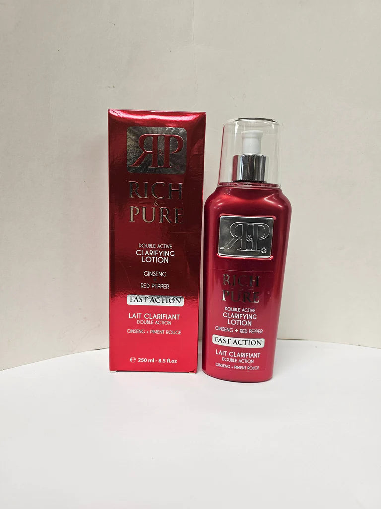 Rich & Pure Double Active Clarifying Lotion – Fast Action