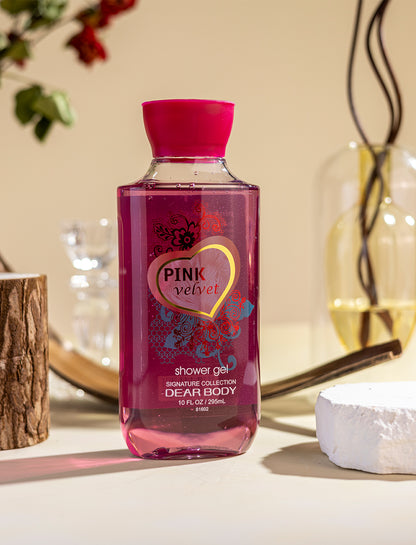 Dear Body Pink Velvet Shower Gel Comforting Body Wash.