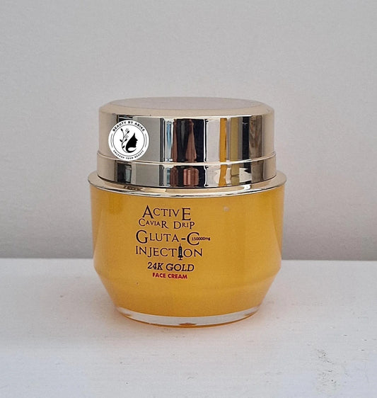 Active Caviar Drip Gluta-C Injection 24K Gold Face Cream