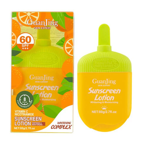 Guanjing Sunscreen Lotion Whitening & Moisturising SPF60 – 80g