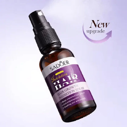 SADOER Hair Growth Inhibitor Spray, a Natural hair growth Inhibition Growth Spray, Nourish and Calms the Skin, Moisturize, Stop Unwanted Hair Growth, Cool Antiperspirant, Soothing and Anti oxidant