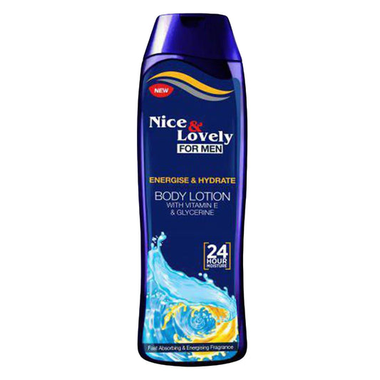 Nice & Lovely For Men Energise & Hydrate Lotion – 400ml