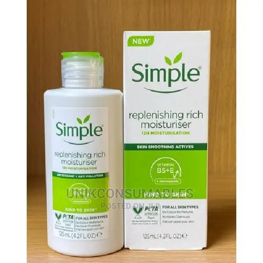 Simple Kind to Skin Replenishing Rich Moisturiser - 125ml