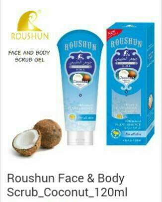 Roushun Coconut Facial and Body Scrub 120ml
