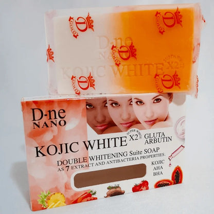 D-Ne Nano Kojic White Gluta Arbutin Double Whitening Suite Soap