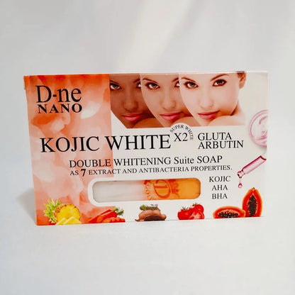 D-Ne Nano Kojic White Gluta Arbutin Double Whitening Suite Soap
