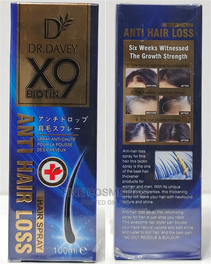 Dr davey Anti-Hair Loss X9 Biotin Anti Hair Loss Hair Spray