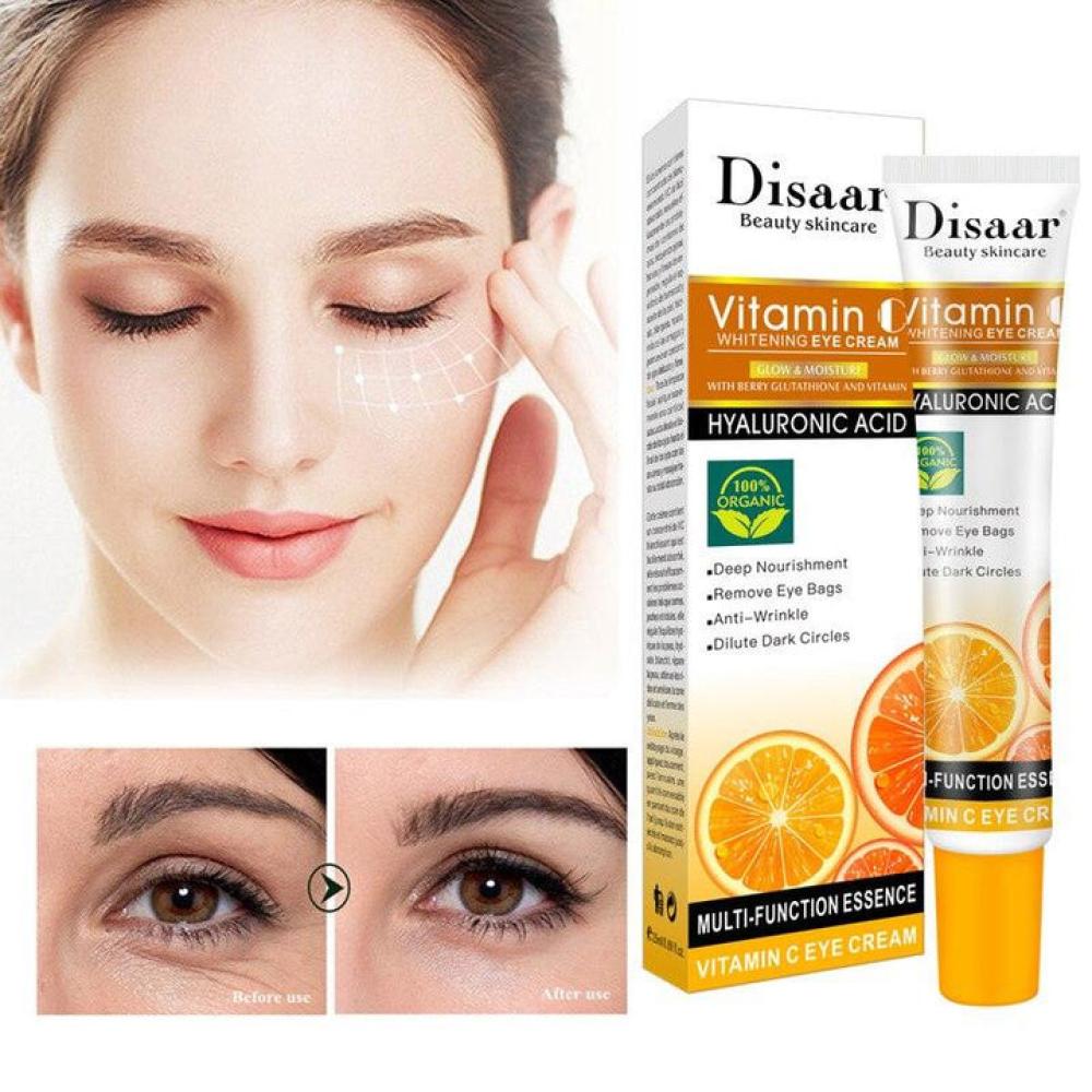 Disaar Vitamin C Whitening Eye Cream & Hyaluronic Acid (25 ml)