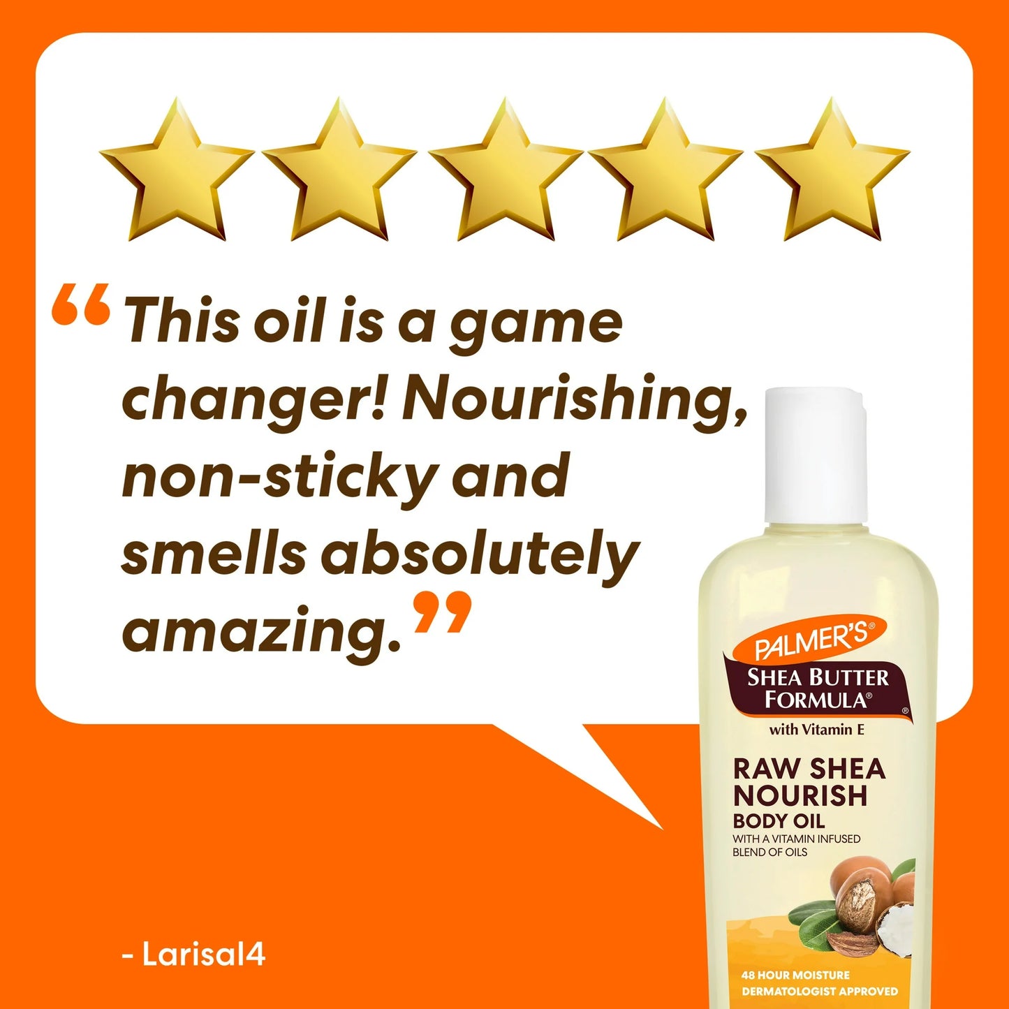 Palmer's Shea Formula Raw Shea Body Oil for Dry Skin
