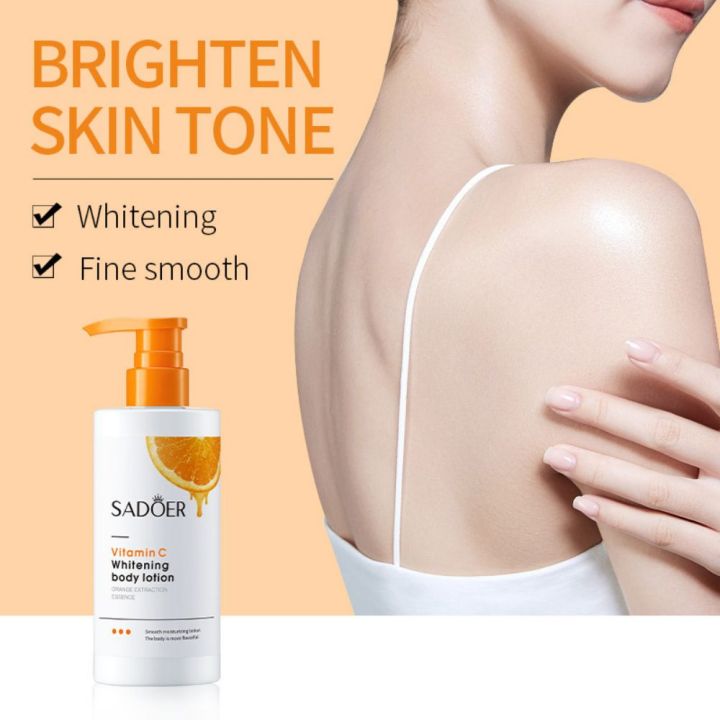 SADOER vitamin c brightening body lotion