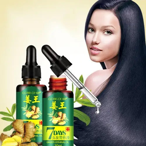 Clothes Of Skin 7Days Ginger Germinal Essential Hair Growth Oil For Hair Loss/Hair Treatment-For Both Men&Women30ml