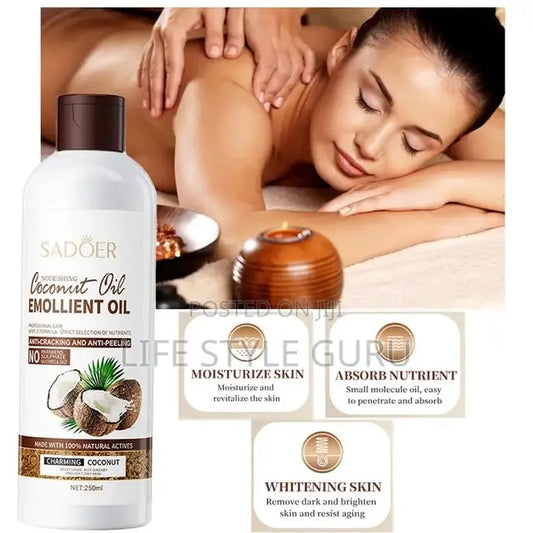 Sadoer coconut oil emollient oil