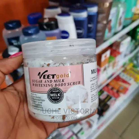 Veet Gold Sugar & Milk Whitening Body Scrub
