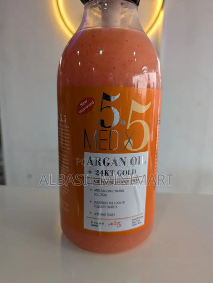 Medix 5.5 Argan Oil + 24KT Gold Shower Cream - 2000ml