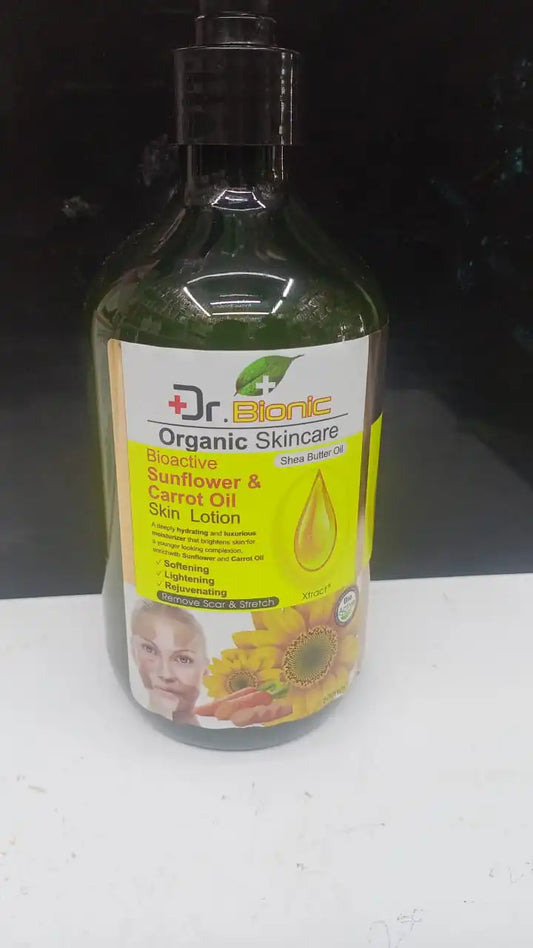 Dr. Bionic Organic Skincare Sunflower & Carrot Oil Body Lotion
