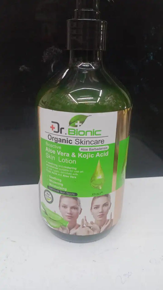 Dr. Bionic Organic Skincare Aloe Vera & Kojic Acid Body Lotion