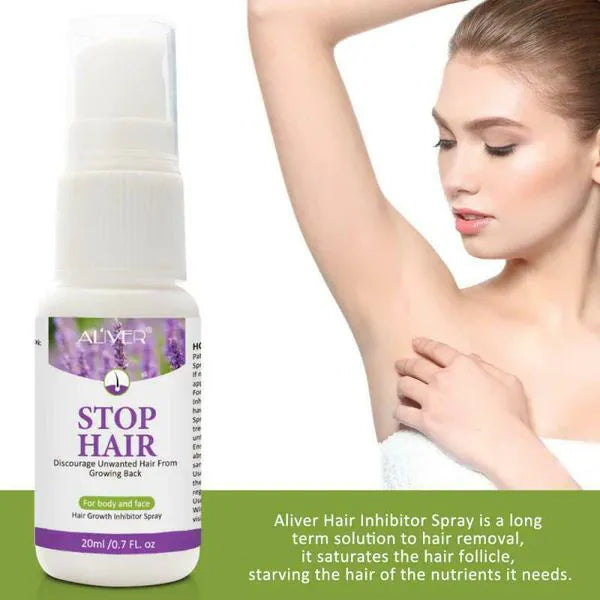 Aliver Hair Growth Inhibitor Spray – Stop Hair Regrowth Naturally