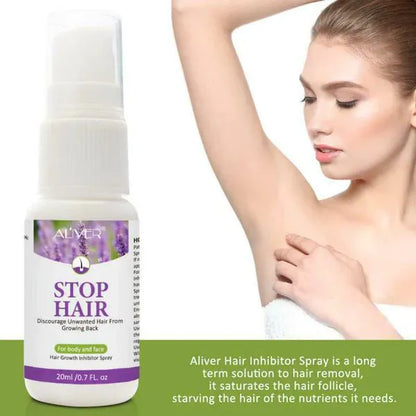 Aliver Hair Growth Inhibitor Spray – Stop Hair Regrowth Naturally