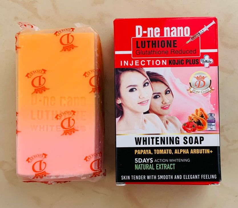 D-Ne Nano Luthione Glutathione Reduced Injection Kojic Plus Whitening Soap