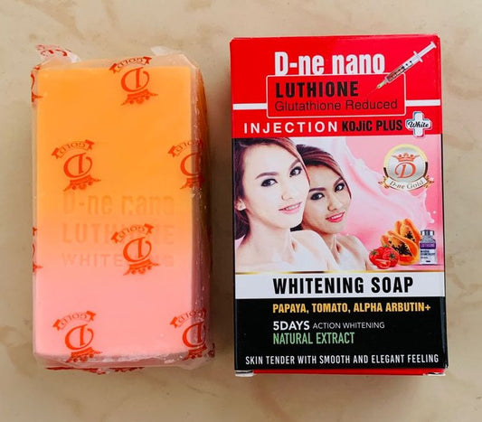 D-Ne Nano Luthione Glutathione Reduced Injection Kojic Plus Whitening Soap