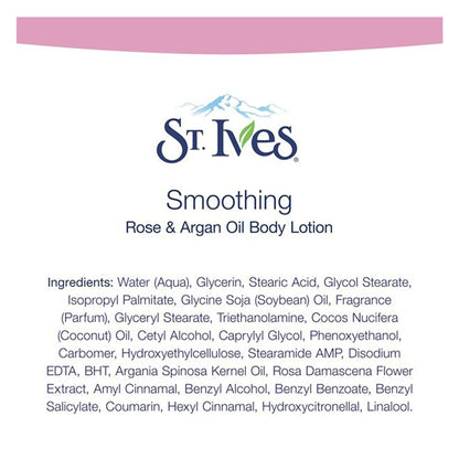 St. Ives Smoothing Rose & Argan Oil Body Lotion – 621ml