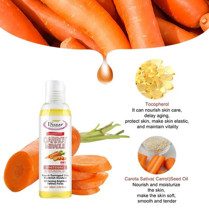 Disaar Carrot Miracle Whitening Moisturizing Oil