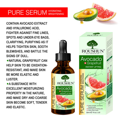 Roushun Avocado Hydrating and Brightening Pure Serum