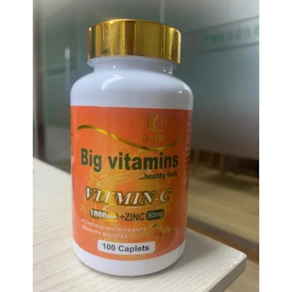 Duozi Big Vitamin C with Zinc 1000 mg – 100 Caplets