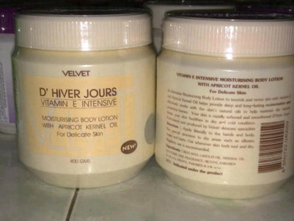 Velvet D'Hiver Jours Vitamin E Intensive Moisturizing Body Lotion