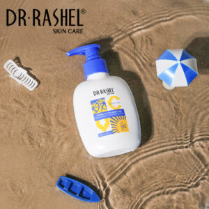 DR. RASHEL Vitamin C & Hyaluronic Moisturizing Sunscreen Lotion SPF 90 (180ml)