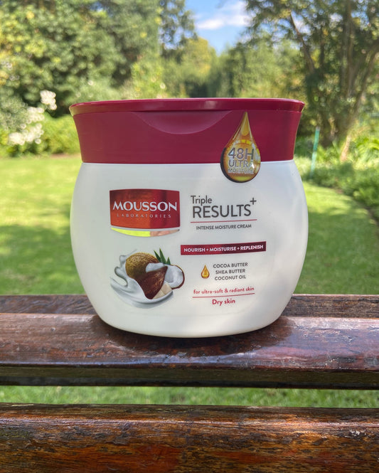 Mousson Triple Results + Intense Moisture Cream