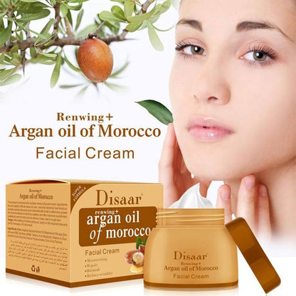 Disaar Renewing + Argan Oil Of Morocco Facial Cream - 50g