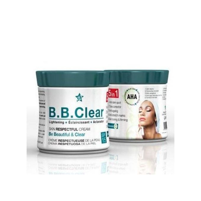 B.B. Clear AHA 5 In 1 Lightening Cream with vitamin C for Clear Skin