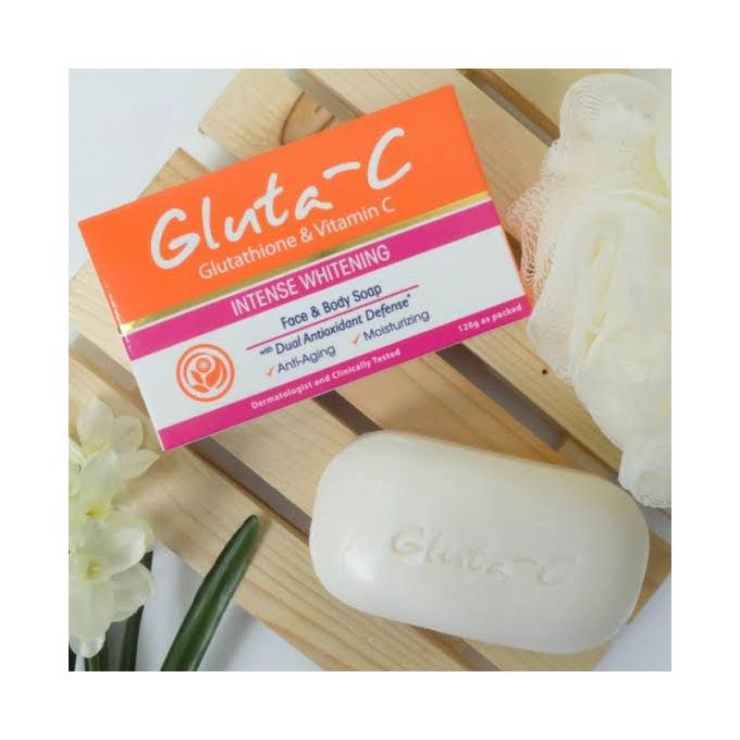 Gluta C Intense Whitening Face And Body Soap 120Gms