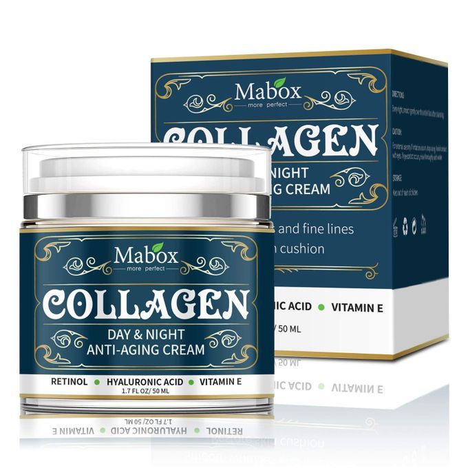 Mabox Collagen Day & Night Anti-Ageing Face Cream - 50ml