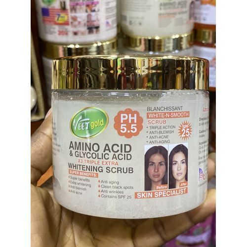 Veet Gold Amino Acid & Glycolic Acid 3X Triple Extra Whitening Scrub