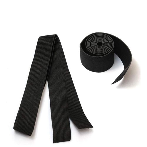 30cm Black Elastic Band for Wig/Lace Frontal/Lace Closure Making-2pcs