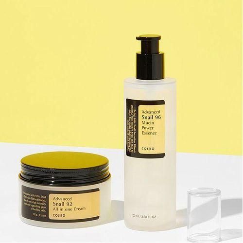 🔥 ORDER 1, WE SEND 2 — COSRX Snail 96 Mucin Power Essence + Snail 92 All In One Cream | Repair + Hydrate + Brighten + Anti-Aging | KSh 3870