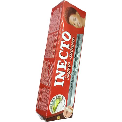 Inecto SUPER AUBURN Permanent Hair Dye Color Fully Covers Gray Hair