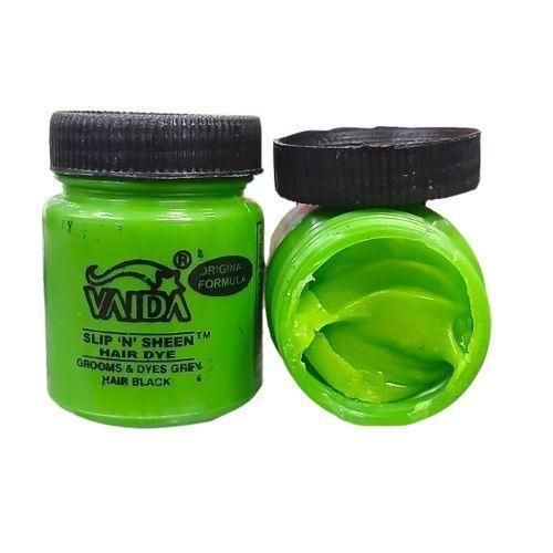 Vaida Black Hair Dye Pomade Slip 'n' Sheen Hair Coloring Dye