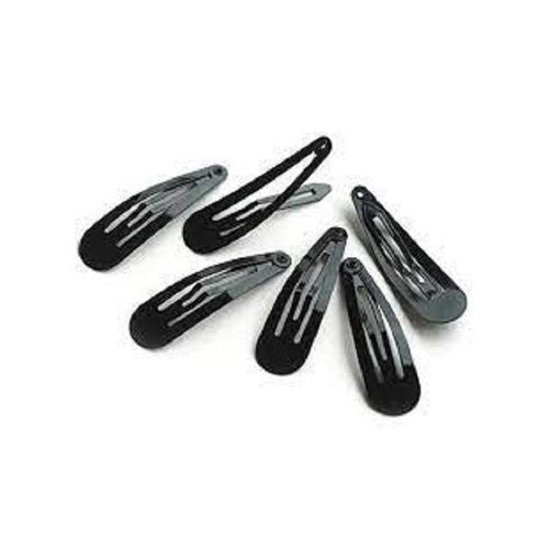 10 Pcs Metal Black Hair Clips