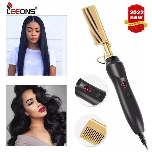 LEEONS Electric Hot Comb Hair Straightener