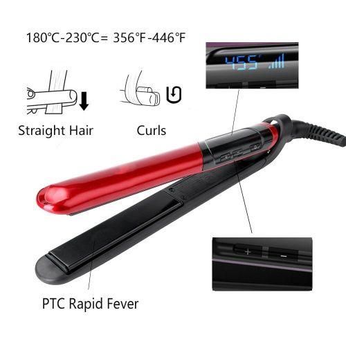 Cronier professional 2-in-1 Ceramic Professional Hair Straightener & Flat Iron