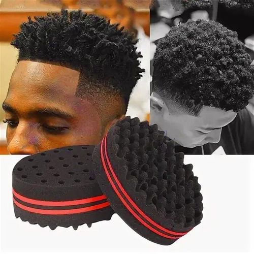 TWIST Hair Sponge Tool Dress Afro Locs Double-Sided Hair Styling Sponge for Curls and Twists ..