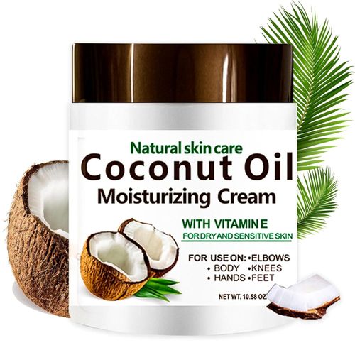 Natural Skin Care Coconut Oil Moisturizing Cream With Vitamin E