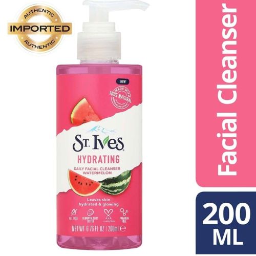 St Ives Hydrating Watermelon Daily Facial Cleanser 200ml