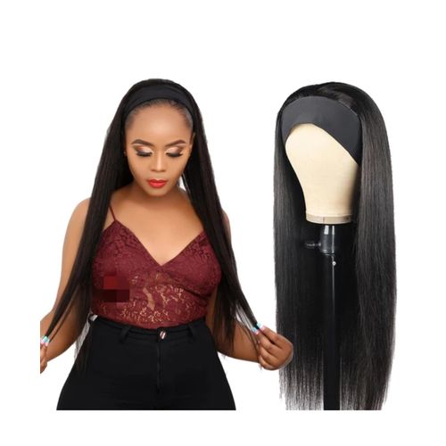Yaki Natural Premium Synthetic Headband Wig +Free Wig Cap
